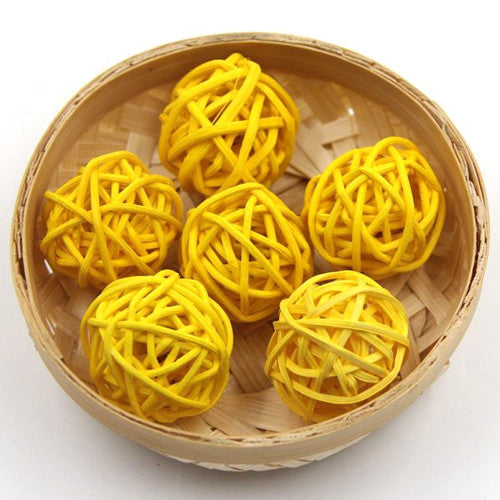 hot sale 20pcs/lot 3cm birthday party decor Wedding decoration Rattan Ball,Christmas Decor Home Ornament Home Decoration