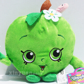 7 styles Fruit Plush Toys Strawberry Apple Cookies Donuts Lipstick Chocolate Muffin Toys for Girl Dolls & Stuffed