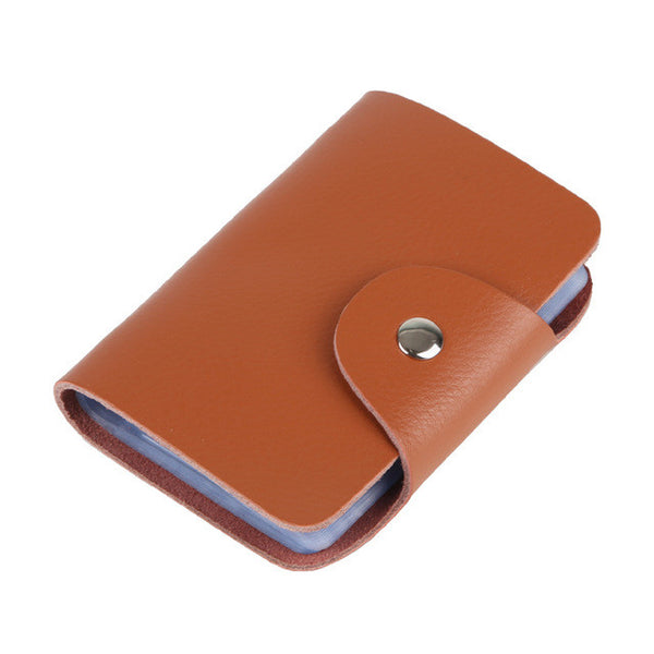 Hot Selling 100% Genuine Cow Leather card holder Korea Fashion Women&Men's Name Bank  Credit Card Holder Wallet,YC-BH002