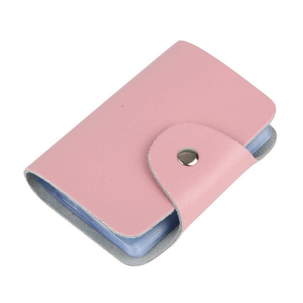 Hot Selling 100% Genuine Cow Leather card holder Korea Fashion Women&Men's Name Bank  Credit Card Holder Wallet,YC-BH002