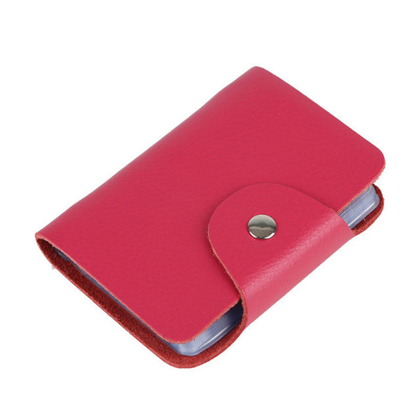 Hot Selling 100% Genuine Cow Leather card holder Korea Fashion Women&Men's Name Bank  Credit Card Holder Wallet,YC-BH002