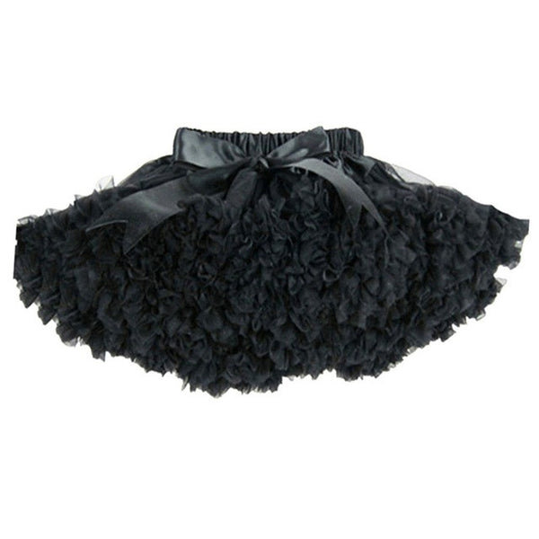 Buenos Ninos Girls Fluffy 2-18 Years Chiffon Pettiskirt Solid Colors tutu skirts girl Dance Skirt Christmas Tulle Petticoat