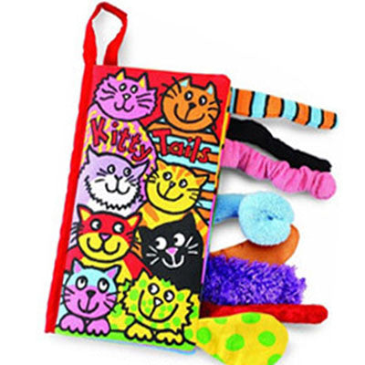 4Patterns Animal Style Baby Toys Hot New Infant Kids Early Development Cloth Books Learning Education Unfolding Activity Books