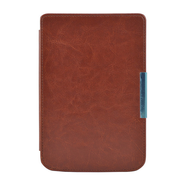Ultra thin slim PU leather cover case for pocketbook touch lux 3 Ruby Red for pocketbook 614 plus pocketbook 615/625 ereader