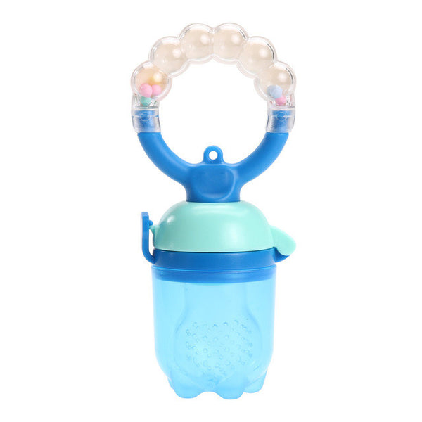 1pcs Baby Pacifier Fresh Food Milk Nibbler Feeder Kids Nipple Baby Feeding Products S M L Size Blue/Green/Orange/Rose Red