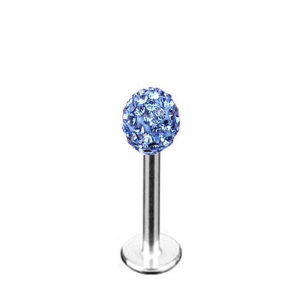 1 pcs Colorful Rhinestone Piercing Nose Lip Jewelry  Body Jewelry For Man Women Studs 1mm length Pick Free Shipping