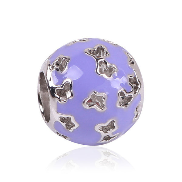 European Alloy Delicate Metal Rhinestone Bead and Pendant Fits Pandora Bracelet & Bangles for DIY Jewelry Making Charms