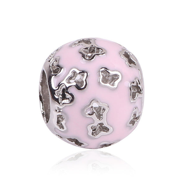 European Alloy Delicate Metal Rhinestone Bead and Pendant Fits Pandora Bracelet & Bangles for DIY Jewelry Making Charms