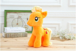 1Pcs 6" 15cm Cute Rainbow Horse Toys Cartoon Toys Hobbies Stuffed Dolls Movie TV Stuffed Plush Animals Little Horse BaoLi