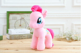 1Pcs 6" 15cm Cute Rainbow Horse Toys Cartoon Toys Hobbies Stuffed Dolls Movie TV Stuffed Plush Animals Little Horse BaoLi