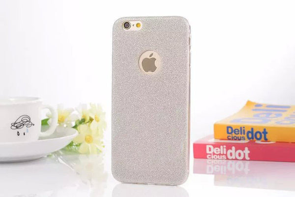 i6 6S UltraThin Glitter Bling Back Skin Cover for iPhone Crystal Soft Gel TPU Case for iPhone 6 6s 6Plus 6splus Phone Cases