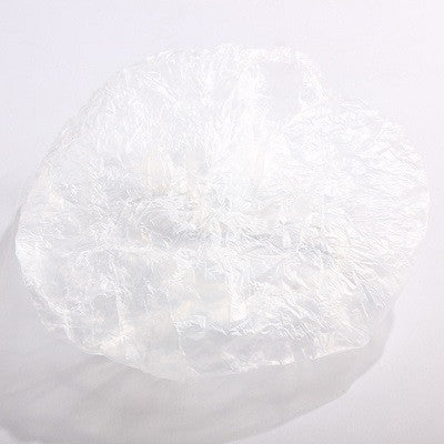 100pcs/pack Disposable Hat Hotel One-Off Elastic Shower Bathing Cap Clear Hair Salon Bathroom Products Free Shipping
