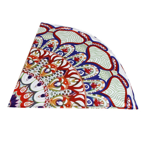 SIF Round Hippie Tapestry Beach Throw Roundie Mandala Towel Beach Pashmina shawl JUL 27