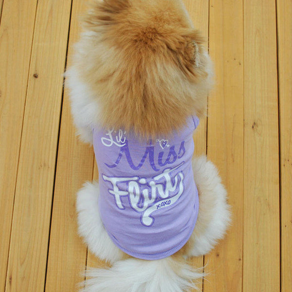 Summer Pets Puppy Small Dog Cat Pet Clothes New Tank Vest T Shirt Apparel Costumes LH8s