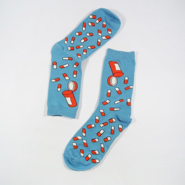 1 pair freeshipping New fashion women men colorful dog cotton socks Spring couple lover Casual Pill Fox neutral red sock Hot