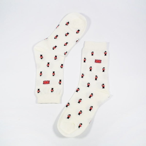 1 pair freeshipping New fashion women men colorful dog cotton socks Spring couple lover Casual Pill Fox neutral red sock Hot