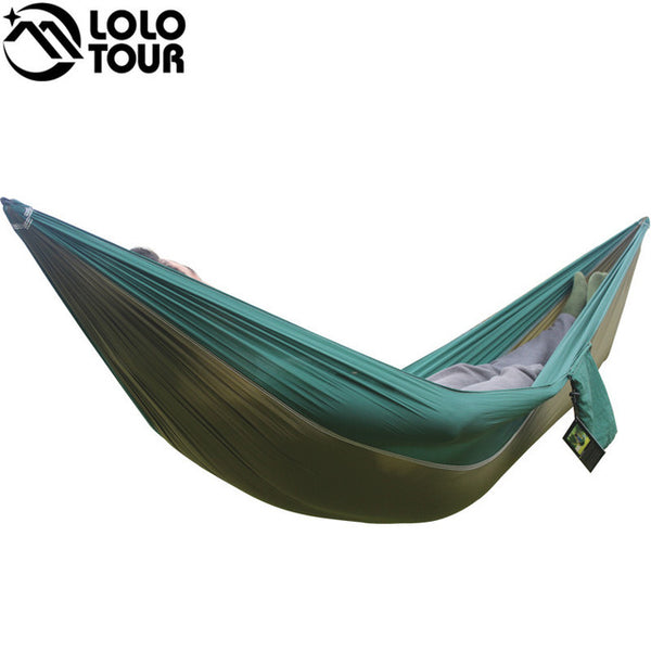 1 Person Parachute Hammock Portable Army Survival Hammocks Travel Hamaca Flyknit Hamak Nylon Hamaca Hamak Camping Hamac Rede