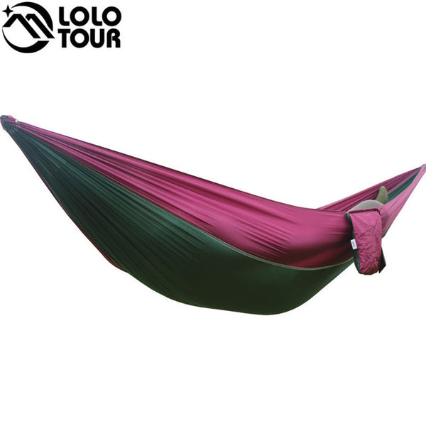 1 Person Parachute Hammock Portable Army Survival Hammocks Travel Hamaca Flyknit Hamak Nylon Hamaca Hamak Camping Hamac Rede