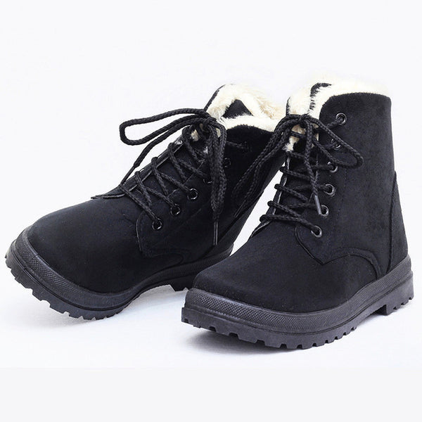 Fashion warm Snow boots 2016 heels Winter Boots new arrival Women Ankle Boots