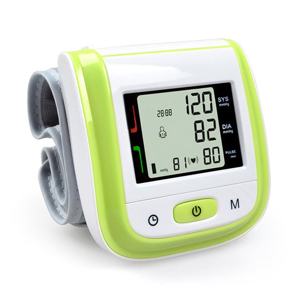 Health Care Automatic Wrist Blood Pressure Monitor Digital LCD Wrist Cuff Blood Pressure Meter Esfingomanometro Tonometer