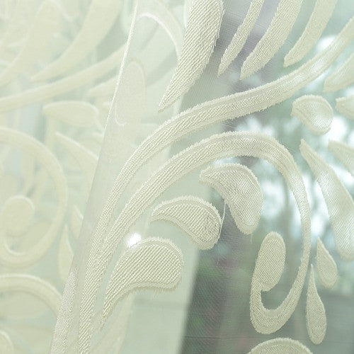 White curtain tulle panel sheer yarn curtain window blinds window treatments kitchen tulle sheer organza jacquard fabrics white