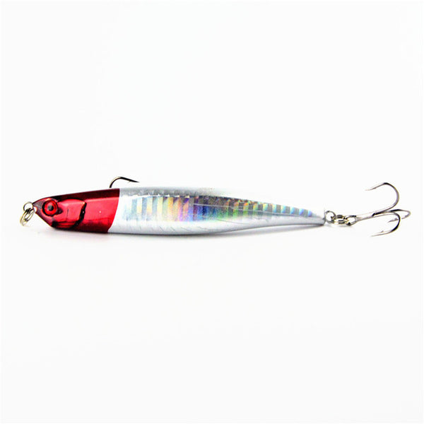 Free Shipping 1pcs Fishing Tackle Hard Minnow Lure Artificial Bait Fishing Lure with 2 Fish Hook 9cm/8.3g Mixed 5 color