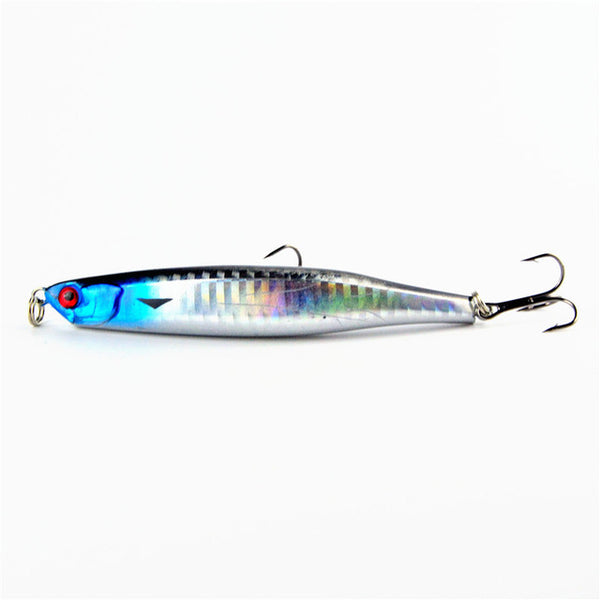 Free Shipping 1pcs Fishing Tackle Hard Minnow Lure Artificial Bait Fishing Lure with 2 Fish Hook 9cm/8.3g Mixed 5 color