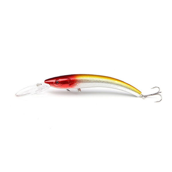 Mr. Fish 1PCS 15.5cm 15.3g Wobbler Fishing Lure Big Minnow Crankbait Peche Bass Trolling Artificial Bait Pike Carp Kosadaka