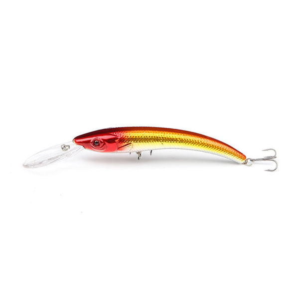 Mr. Fish 1PCS 15.5cm 15.3g Wobbler Fishing Lure Big Minnow Crankbait Peche Bass Trolling Artificial Bait Pike Carp Kosadaka