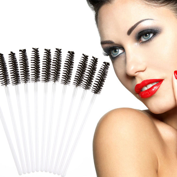 50PCS/pack Disposable Eyelash Brush Mascara Wands Applicator Wand Brushes Eyelash Comb Brushes Spoolers Makeup Tool