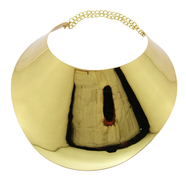 MANILAI Fashion Alloy Big Torques Statement Necklaces For Women Large Collar Choker Necklace Boho Design Steampunk Style Jewelry