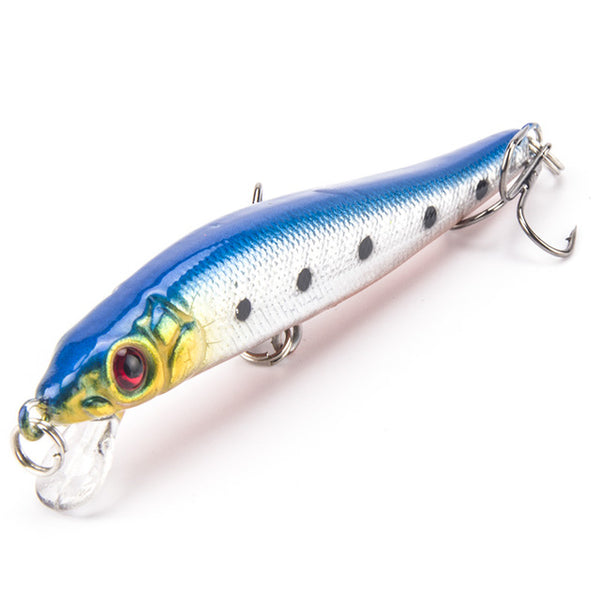 Minnow Crankbait Hard Bait Tight Wobble Slow Floating Jerkbait High Quality ABS Model 5.5g 8cm Fishing Lure