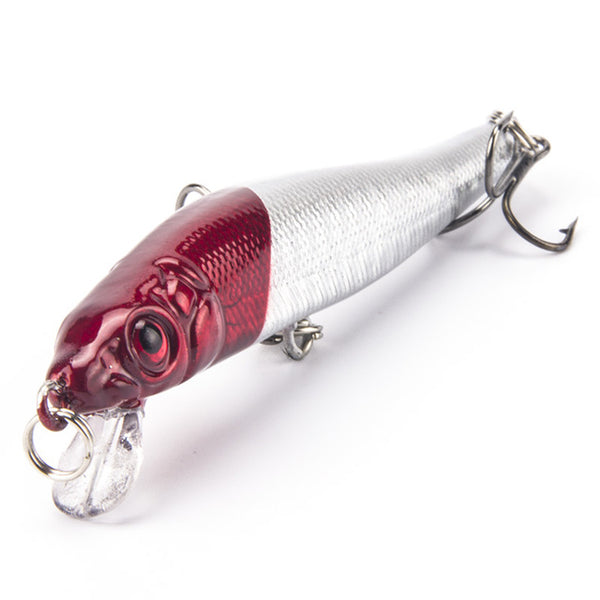 Minnow Crankbait Hard Bait Tight Wobble Slow Floating Jerkbait High Quality ABS Model 5.5g 8cm Fishing Lure