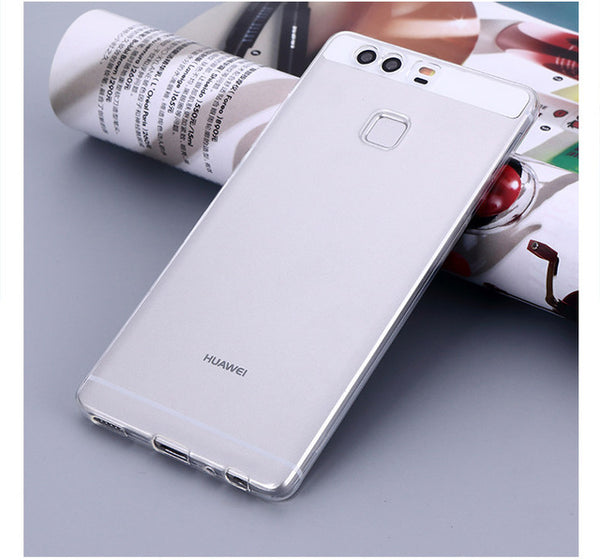 Ultra-thin Transparent Soft TPU Case For Huawei P8 P9 Plus P8 Lite Silicon Gradient Protective Cover for Huawei P9 Phone Shell