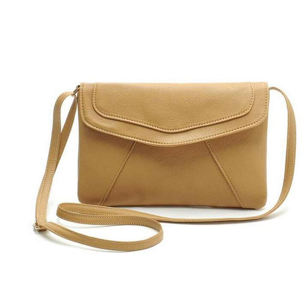Vogue Star New Fashion Women Envelope Bag PU Leather Messenger bag Handbag Shoulder Crossbody Bag Purses clutch Bolsas  LS319