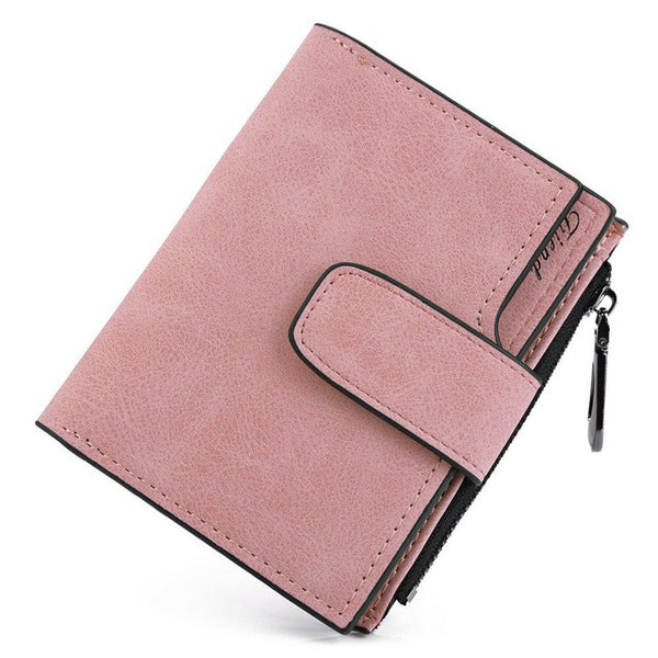 Guapabien Solid Small Purse Floral Carteras Matte PU Leather Women Clutch Wallet Mujer Femininas short mini wallet bifold purse