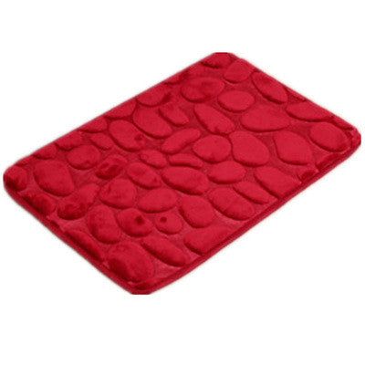 Coral Fleece Bathroom Memory Foam Rug Kit Toilet Pattern Bath Non-slip Mats Floor Carpet Set Mattress for Bathroom Decor