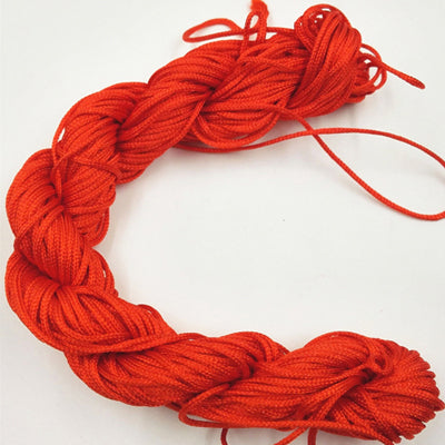 New Arrivals 10 Color Nylon Cord Thread Chinese Knot Macrame Rattail 1mm*25M For DIY Bracelet Braided