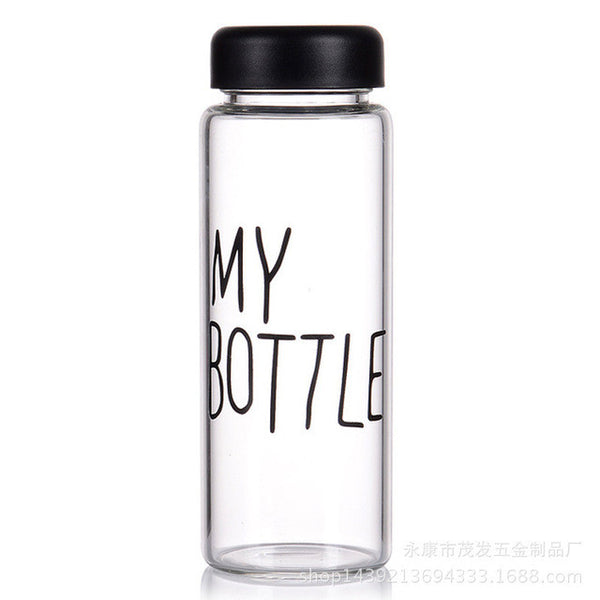 Hot sale Water Bottles Portable Plastic Bottle Colorful transparencies Juice Tea Coffee Space Cup Drinkware E5