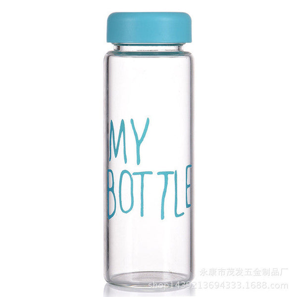 Hot sale Water Bottles Portable Plastic Bottle Colorful transparencies Juice Tea Coffee Space Cup Drinkware E5