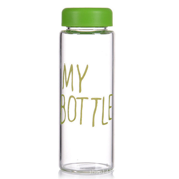 Hot sale Water Bottles Portable Plastic Bottle Colorful transparencies Juice Tea Coffee Space Cup Drinkware E5