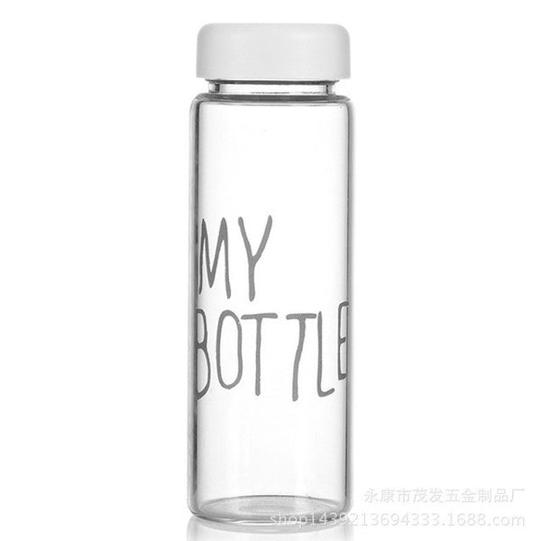 Hot sale Water Bottles Portable Plastic Bottle Colorful transparencies Juice Tea Coffee Space Cup Drinkware E5