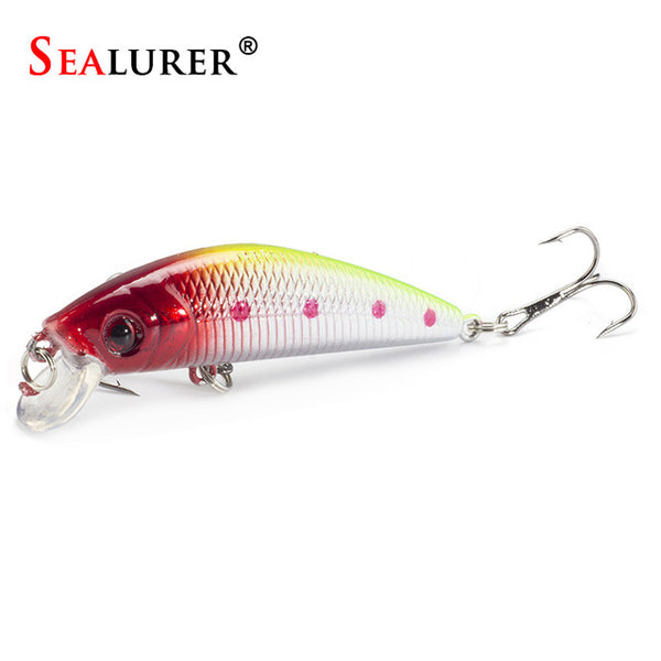 8g 7cm 1pcs Minnow Lure Sea Fishing Tackle Fishing Kit Hard Bait Jig Wobbler Plastic Lure Fishery Feeder Fishing Lure