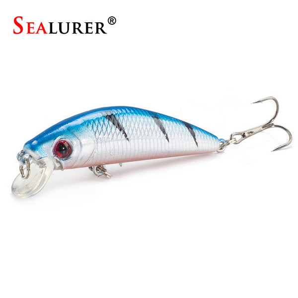 8g 7cm 1pcs Minnow Lure Sea Fishing Tackle Fishing Kit Hard Bait Jig Wobbler Plastic Lure Fishery Feeder Fishing Lure