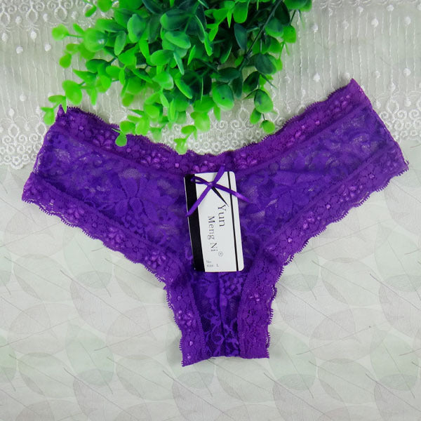 2016 Solid Silk Panties String Woman Underwear bragas thongs sexy Women's panties Sheer Lace underwear women briefs