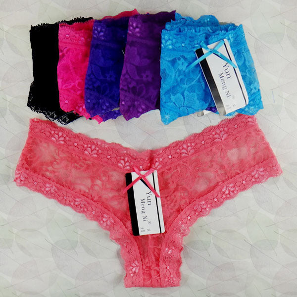 2016 Solid Silk Panties String Woman Underwear bragas thongs sexy Women's panties Sheer Lace underwear women briefs