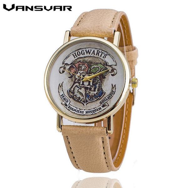 Vansvar Brand HOGWARTS Magic School Watches Fashion Women Wristwatch Casual Luxury Quartz Watches Relogio Feminino 1544