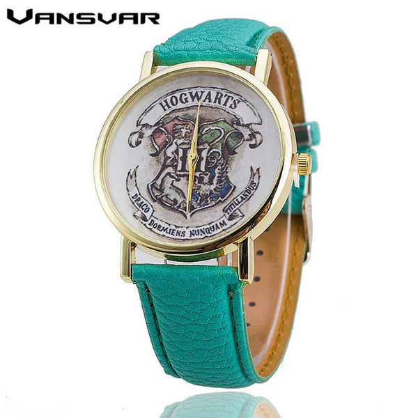 Vansvar Brand HOGWARTS Magic School Watches Fashion Women Wristwatch Casual Luxury Quartz Watches Relogio Feminino 1544