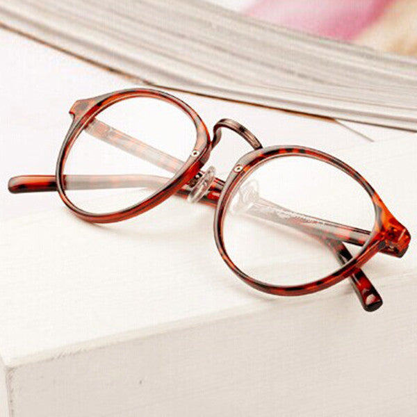 Men Women Nerd Glasses Clear Lens Eyewear Unisex Retro Eyeglasses Spectacles