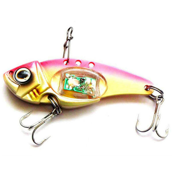 LED Light Fishing Lure Treble Hook Electronic Fishing Lamp Bait Tackle Fish Lure Light Flashing Lamp